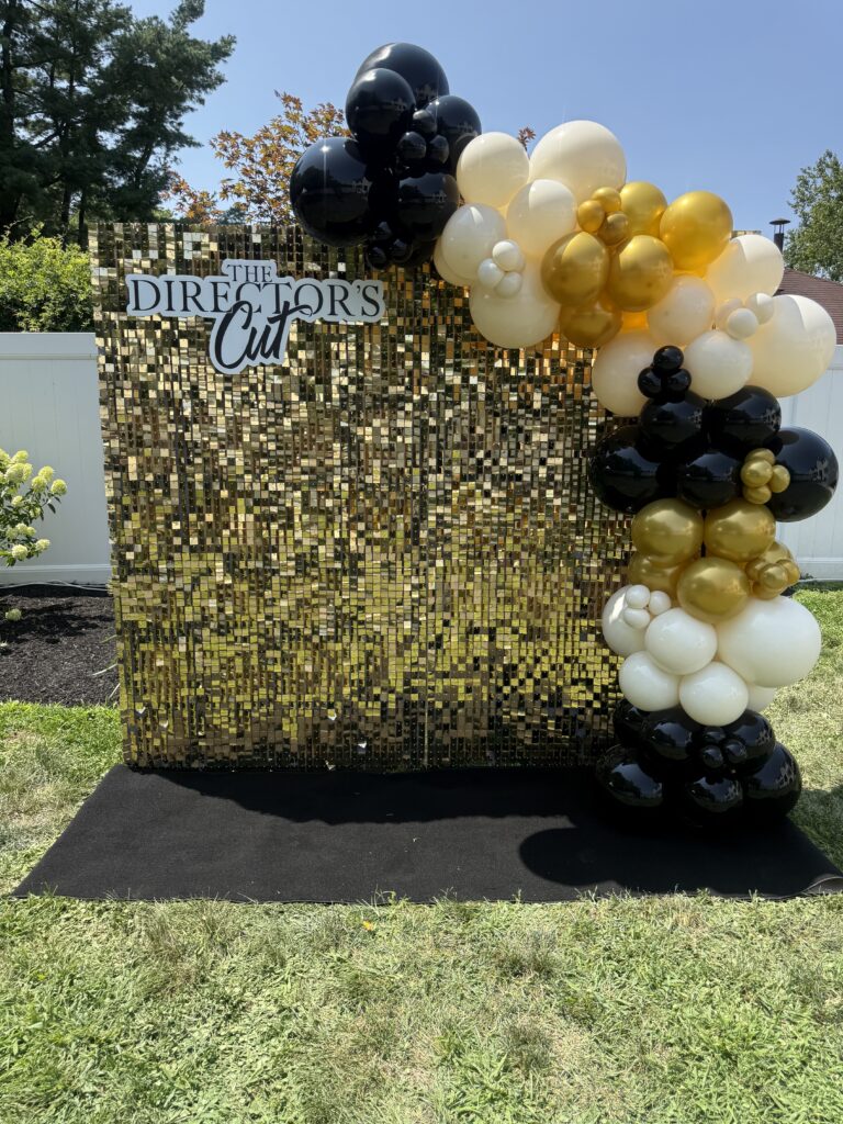 Gold Shimmer Wall