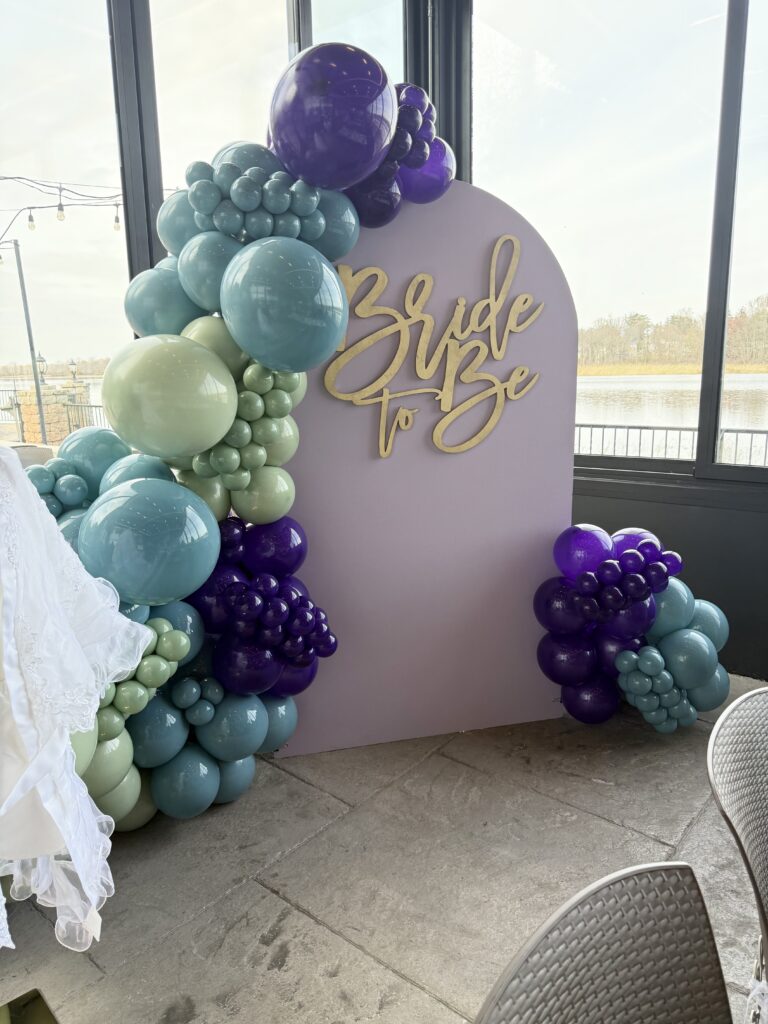 Purple Bridal Shower Decorations
